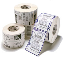 Zebra 8000T All Temp Thermal Paper Labels for Industrial Printers
